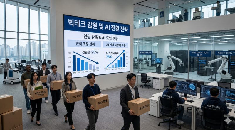 빅테크 감원이 멈추지 않는 이유 — AI 전환 전략