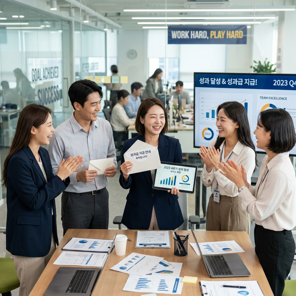 성과급 실수령액 보는 법