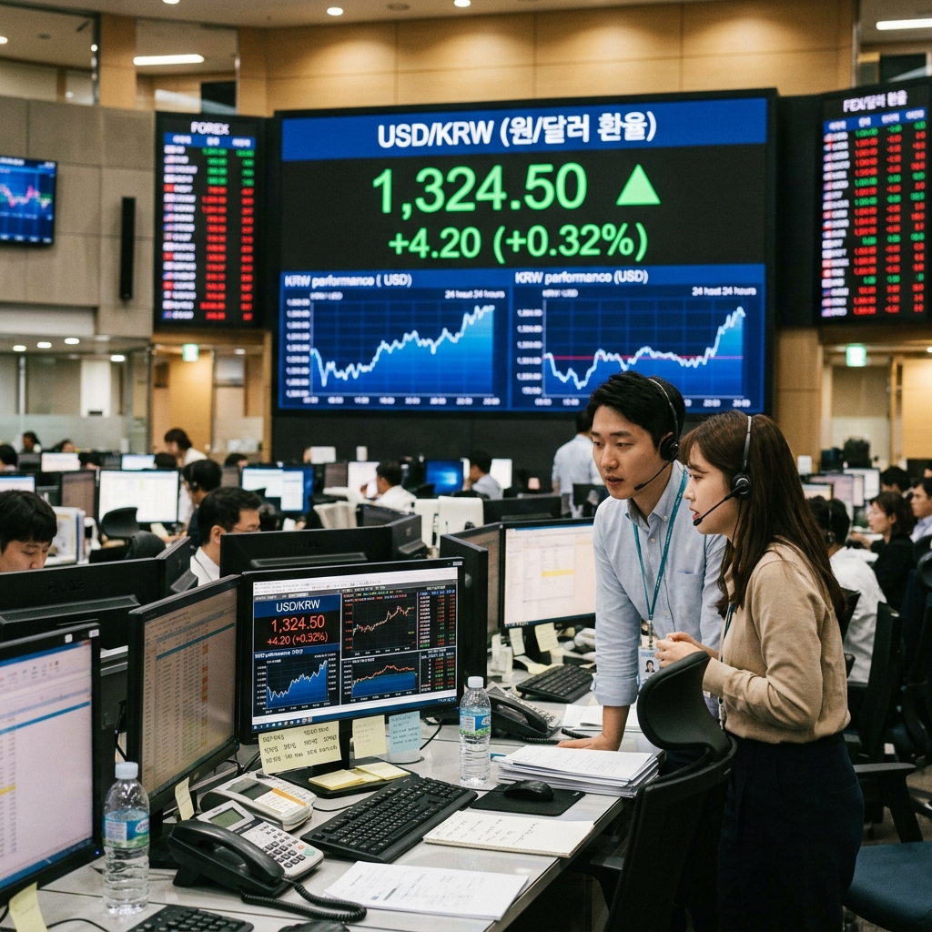 실시간 달러 환율 읽는 법