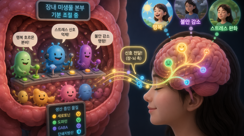 장내 미생물이 기분을 조종한다 - 장뇌축 과학의 놀라운 발견