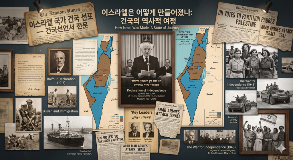 이스라엘 건국 역사를 한눈에