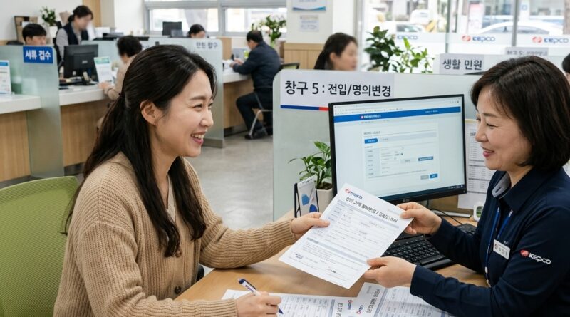 한전 전입 신고 쉽게 하기