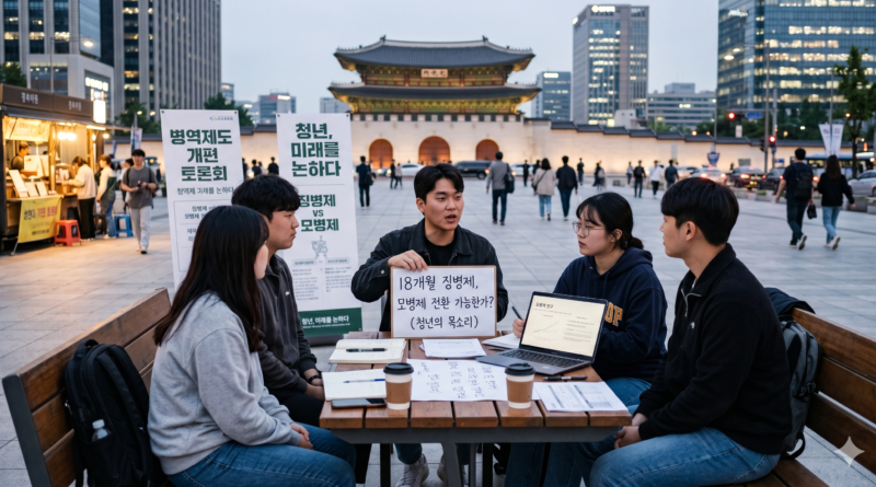 한국 징병제 18개월 복무 기간 단축 모병제 전환 가능성