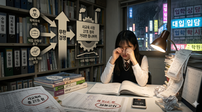 한국 사교육 시장 27조 원 교육열이 높은 이유와 구조적 원인