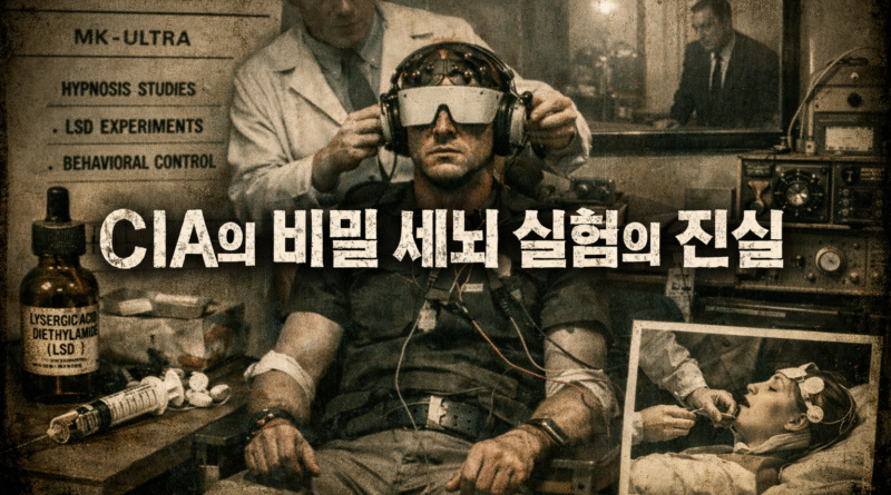 MK울트라 실화 - CIA가 실제로 한 세뇌 실험의 진실