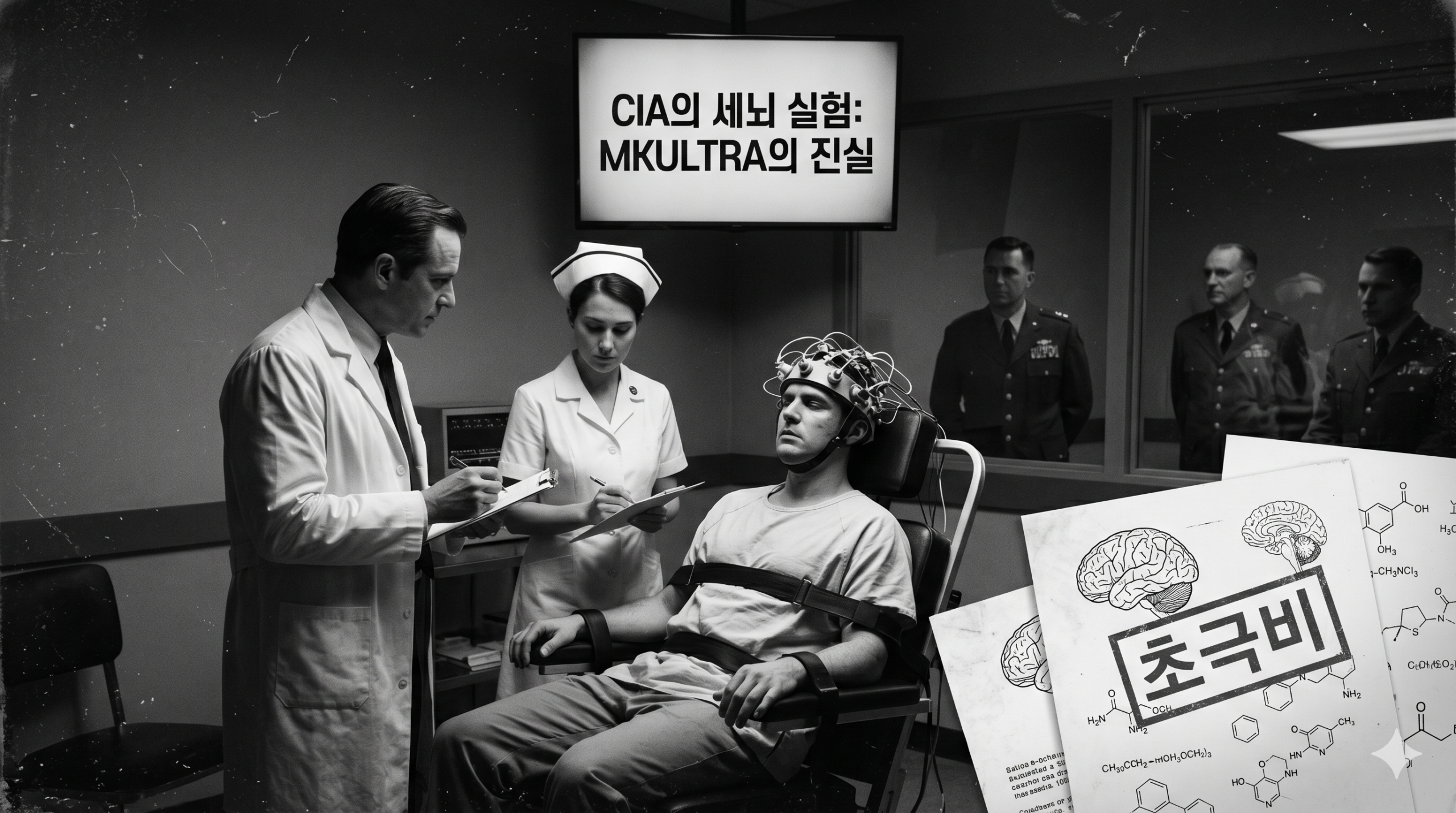MK울트라 실화 - CIA가 실제로 한 세뇌 실험의 진실