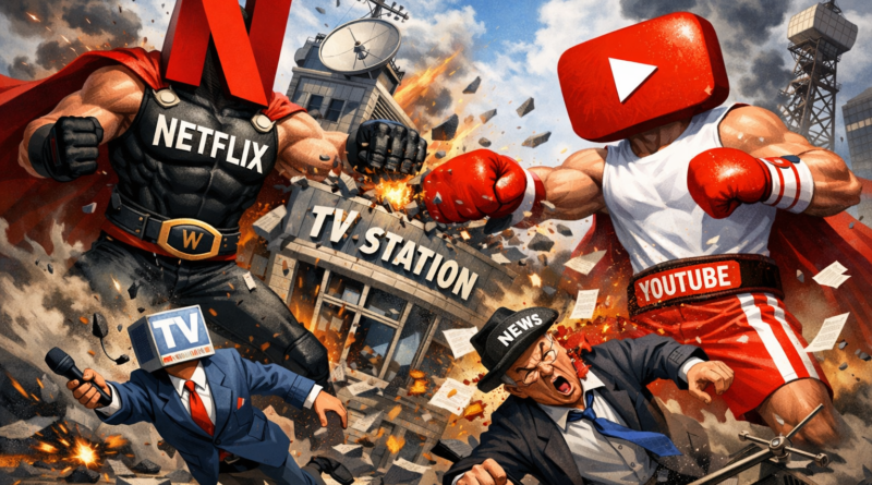 OTT 지상파 위기 — 넷플릭스·유튜브가 한국 방송을 어떻게 죽였는가