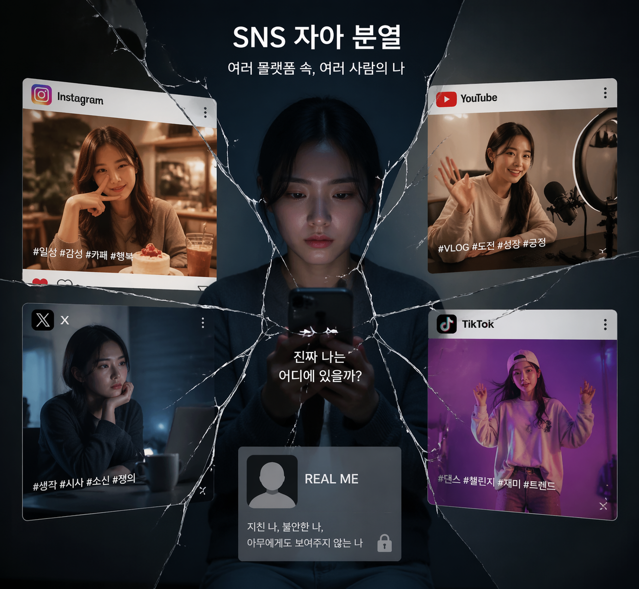 SNS에서 다른 사람이 되는 이유 - 온라인 자아 분열 심리학