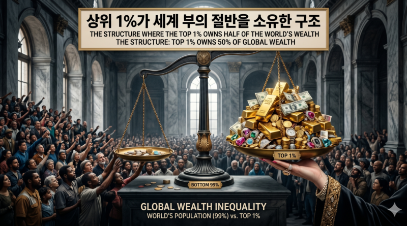 부의 불평등 심화 - 상위 1%의 자산 집중 구조 분석