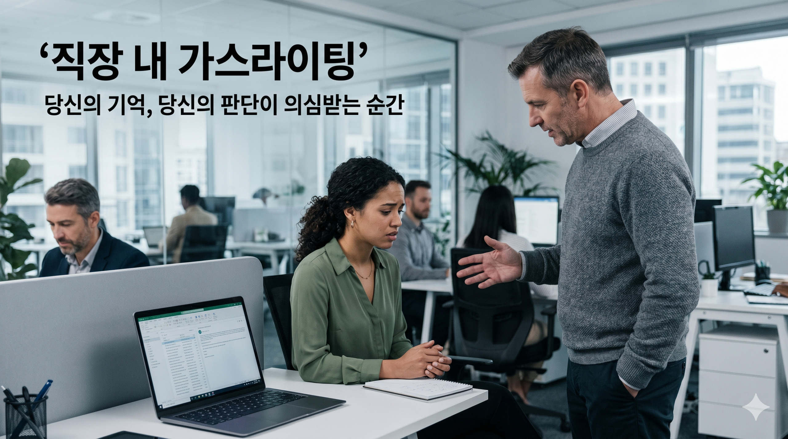 직장 가스라이팅 패턴 - 당신이 몰랐던 심리 조종의 징후