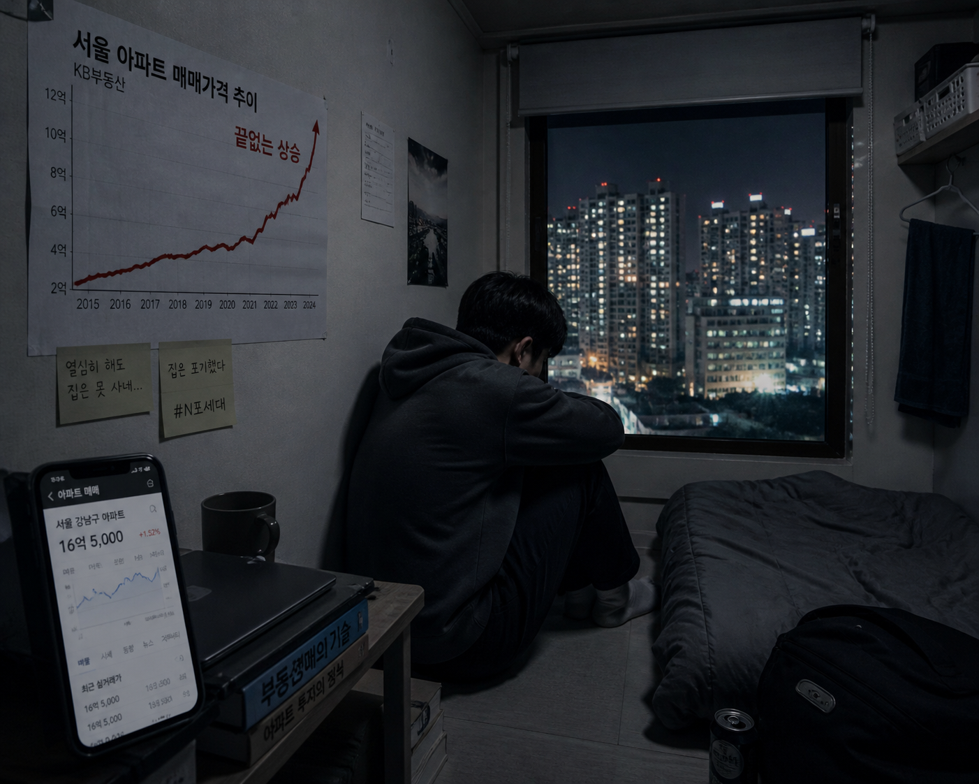 부모보다 가난한 첫 세대 한국 청년 집 포기 이유