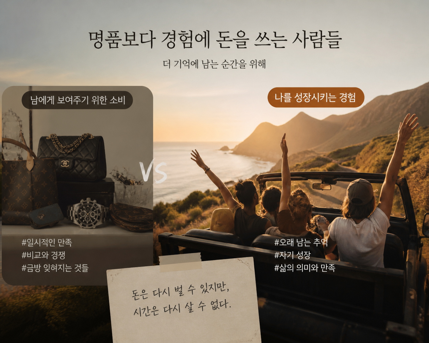 2030이 명품 대신 경험에 돈 쓰는 진짜 이유